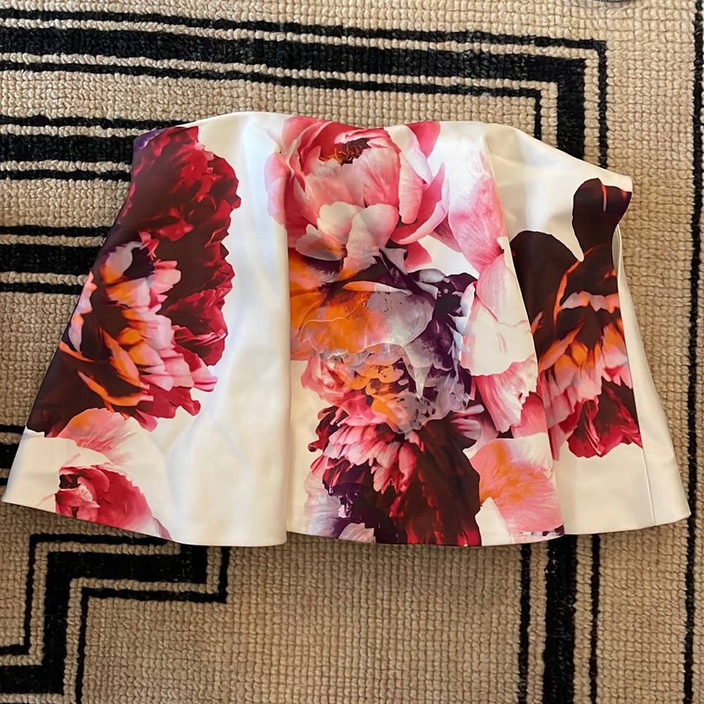 Keepsake Floral Strapless Top